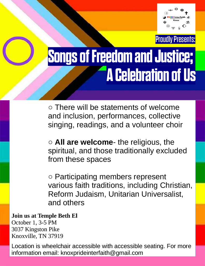 You are currently viewing Songs of Freedom and Justice; A Celebration of Us