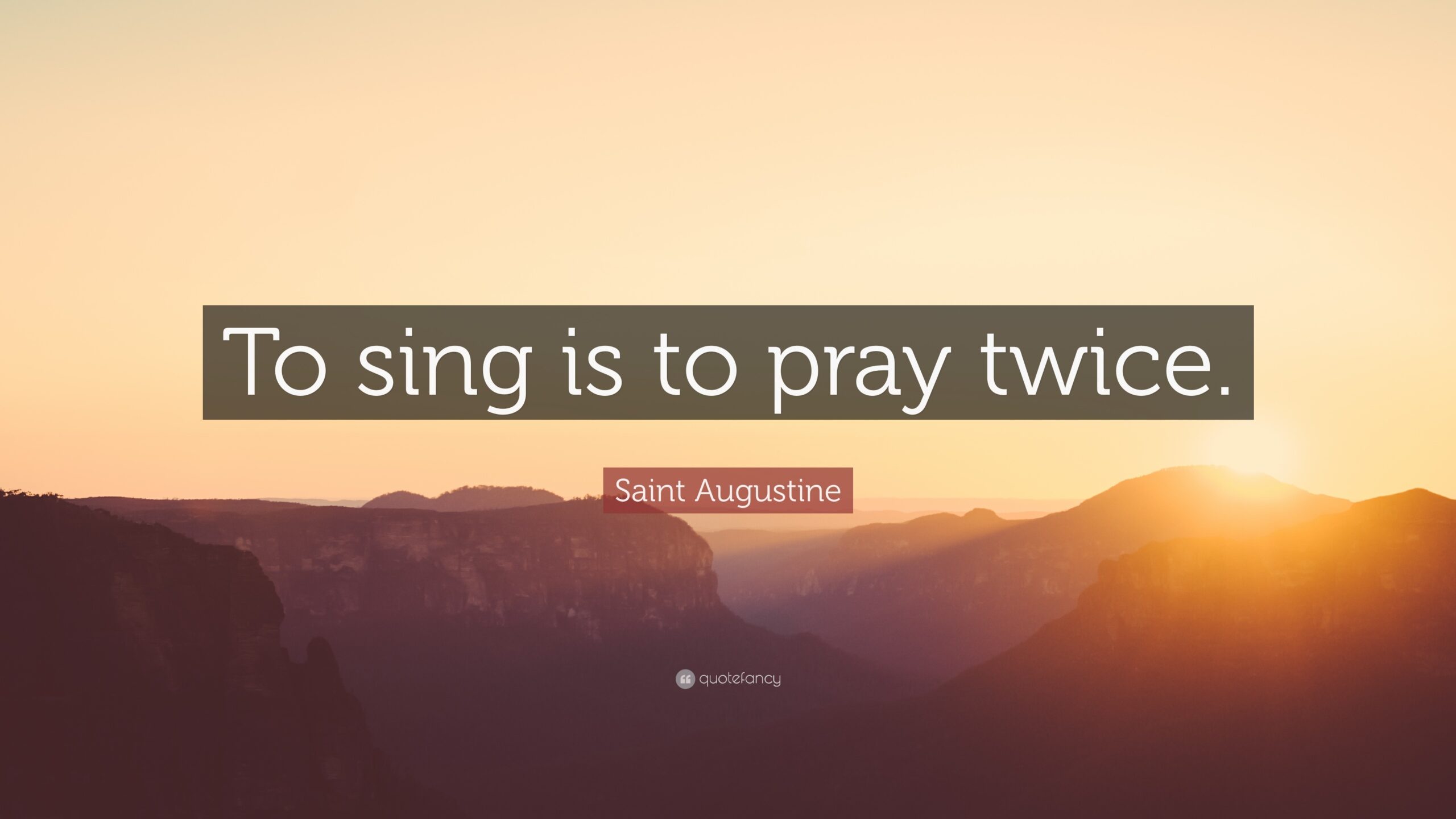You are currently viewing When We Sing We Pray Twice – In-Person and Virtual Worship